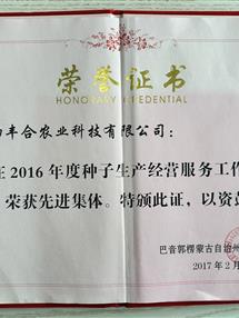 荣誉资质